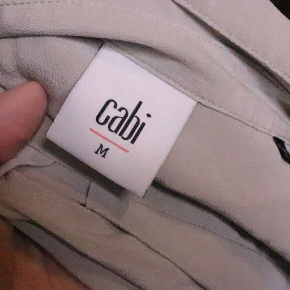 CAbi | Silk Long Sleeve Top Medium - Picture 5 of 7